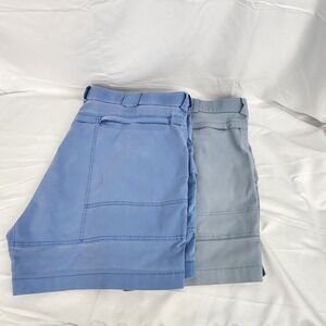 Sportif‎ Mens Shorts Lot Of 2 Size 46 Chino  6" Inseam